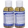 Dr. Bronner's Sapone Liquido 18-In-1 Menta Piperita 60 ml 2x60