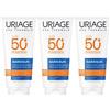 URIAGE BARIESUN Crema Minerale SPF50+, pelle intollerante, allergica, atopica, bambini, adulti 3x100 ml