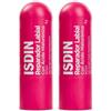 ISDIN Reparador Labial Stick Labbra Colorato Rosa 2x1 St