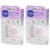 Mam Perfect Night Succhietto Silicone Femmina 2-6 mesi 2x1 Pc