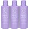 Natur Unique Shampoo Aloe Attiva Intensa Delicatezza 3x250 ml