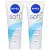 Nivea Soft Crema Pelle 2x75 ml
