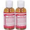 Dr. Bronner's Sapone Liquido 18-In-1 alla Rosa 60 ml 2x60