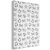 MuchoWow© Pannello Decorativo Parete Pannelli Fonoassorbenti Per Pareti 50x70 cm Acustici Decorazioni Casa Design Isolante Acustico Fonoisolanti Fonoassorbente Cuffie - Gioco - Nero - Bianco