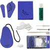 ROFFEE Kit di pulizia per clarinetto, kit di cura e manutenzione per clarinetto, grasso per sughero, tampone, panno per la pulizia, poggiapollo, spazzola per bocchino