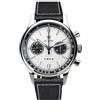 Sugess 40MM Racing Panda Chrono Seagull ST1901 Movimento Cristallo Zaffiro Cronografo Uomo Orologio 1963 SUPANK302SN, Argento, 40mm