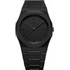 D1 Milano - Orologio da uomo in policarbonato con quadrante nero PCBJ10