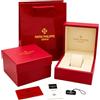 ROUHO Organizer Orologi in Legno Custodia Orologio a Una Fessura con Cuscinetto Soffice e Fodera Morbida Corpo Compatto Comodino per Patek Philippe Aquanaut