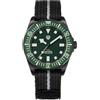 watchdives Orologio subacqueo EXD in titanio da 40 mm, movimento al quarzo giapponese VH31, vetro zaffiro, orologio da polso analogico luminescente resistente all'acqua da uomo