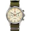 Sugess Oro Cigno Collo seagull 1963 40 MM Sapphire Crystal ST1901 Movimento Orologio Cronografo Uomo 1963 SU1963S40X, Verde, 40mm, cinturino