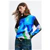 Desigual, Maglione stampato M. C. Lacroix, Donna, Blu, L