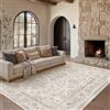 PureCozy Beige Tappeto Salotto 200x300cm Tappeti Camera da Letto | Lavabile, Antiscivolo, Grande, Tappeti Sala, Cameretta, Soggiorno, Ufficio, Carpet, Pelo Corto, Morbido, Rug