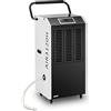 MSW Motor Technics MSW Essiccatore da costruzione, 138 l/24 h, 50-230 m², 1129 m³/h, con manico, deumidificatore