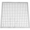 Springwillfly Copertura per filtro di scarico della doccia, in acciaio inox, quadrata, per accessori per lavandino del bagno (12,5 cm)