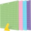 Lya Vinyl Tappetino da taglio, 4 confezioni da 30,5 x 30,5 cm per Cricut Explore Air & Accessories, fai da te (StandardGrip, LightGrip, StrongGrip, FabricGrip)