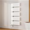 EMKE Scaldasalviette Elettrico 132x60 cm Bianco,800 W