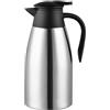 Druuzyl 2.1 Litre Caraffa Termica 304 Termos Caffè In Acciaio Inox Caraffa Termica Sottovuoto Isolato, Inox Brocca Thermos a Doppia Parete Isolata Sotto Vuoto 36h per Tè Acqua Bevande