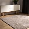 benuta Basic Tappeto salotto a pelo alto Sohari - Talpa 200x200 cm - Minimalista - Morbido lavabile - Camera letto, corridoio, sala pranzo, soggiorno - Pavimento riscaldato