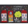 Salonloewe Le Bonheur - Zerbino lavabile, 050 x 075 cm, colore: Bianco