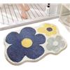 Generic Tappeto da doccia per bagno, lavabile in lavatrice, morbido, elegante, antiscivolo, assorbente, morbido, per palestra, ospedale, dormitorio