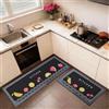 HomKuch Cucina Pavimento Mat Anti Fatigue Cucina Mat Antiscivolo Comfort Cucina Casa Lavanderia Tappeti