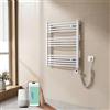 EMKE Radiatore da Bagno, 75 x 60 cm, 300W, Curvo, Bianco