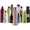 BUGATTI B BOTTLES TWIN Bottiglia termica 500 ml Rose Gold, liquidi caldi per 12H freddi per 24, ghiaccio per 36H borraccia fitness acciaio inox 18/10 ecologica, riutilizzabile (500, Rose Gold Brushed)