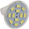 Huhudyy Faretto LED MR11 6W GU4(MR11) 12 SMD 5730 570 DC 12V, bianco