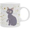 ABYSTYLE SAILOR MOON - Tazza Luna & Artemis Gatti - Prodotto Ufficiale - Capacità 320 ml - Ceramica di alta qualità