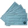 PIESSEONLINE 4 Panni Pulilava Compatibili con Folletto SP520 e 530 per Moquette | Panni Lavapavimenti Folletto SP520 - SP530 Lavabili e Riutilizzabili, Morbidi in Microfibra Extra Pulente