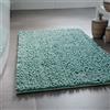 Wecon Home Basics Benno - Tappeto da bagno in ciniglia a pelo lungo morbido, antiscivolo, lavabile in lavatrice, caldo e accogliente (50 x 60 cm, verde menta)