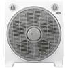 Generico Termo Zeta Ventilatore Box Fan TZWZ07 da Pavimento 30 cm, 45W, 3 Velocità, Timer 60 Minuti, Ventilatore Compatto con Comando Manuale, Bianco