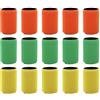 Lwuey Manicotto di Birra,Manicotti per Refrigeratori Lattine Birra Cooler Raffredda Lattina Slim Can Sleeve Raffreddatore Cola Coperture Neoprene Isolante Cooling Bottiglie Forniture 15 Pezzi