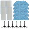 FortunateSweet Kit di panni per filtro spazzola laterale per X-Plorer S135+/ S140+/ RR91C5WH, spazzola laterale HEPA filtro mop pad ricambi per X-Plorer S135+/ S140+/ RR91C5WH