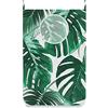 Kcldeci Cesto portabiancheria a forma di foglie di palma tropicale, da appendere alla porta, con ganci, per bagno, camera da letto, ripostiglio, parete, college, guardaroba, dietro le porte 20x29.5inx1 Multi