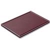 Forgast Tagliere da Cucina Professionale Plastica 60x40 cm, Grande, Tagliere Anticisvolo HACCP, per Arrosti e Salumi, Facile da Pulire, Polietilene, Marrone