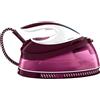 Philips PerfectCare Compact GC7842/40, 2400 W, 1,5 l, 6,5 bar, vapore 400 g/min, suola SteamGlide, spegnimento automatico, tecnologia Smart Calc Clean, bianco/rosso