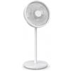 JYC CREATIVE Ventilatore personale in metallo, ventilatore da tavolo ad alta velocità con 3 pale in alluminio, 3 velocità, griglia di sicurezza, inclinazione regolabile, bianco 1 50 W