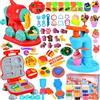 UCAMP 71 Pezzi Formine per Plastilina, Set Pasta Modellabile con 12 Vasetti, Accessori per Bambini