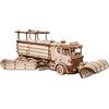 EWA Eco-Wood-Art - Spazzaneve - Puzzle meccanico tridimensionale - Puzzle per adulti e adolescenti - Collezione senza colla - 417 dettagli.