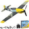 volantexrc Aereo Telecomandato BF-109 V2-4 Canali 2.4GHz con 2 Batterie, Aereo RC Stabile Facile da Pilotare per Principianti e Adulti