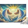 VHJRNXPMZBTL Ali di Angelo Puzzle 1000 Pezzi Carta per Adulti Scenario Nuvole Luminose Puzzle per Famiglia Relax Decorazione Idea Regalo 70x50cm/1000pcs