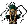 Zhongkaihua MHA Midoriya Izuku Figura Midoriya Izuku Action Figura 12 cm in PVC, Statuetta da Tavolo, Modello Anime, Decorazione da Collezione, Regalo di Natale