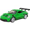 Toi-Toys Porsche 911 (992) GT3 RS modellino auto in metallo con ritiro modello auto giocattolo 4 colori 74 (verde)