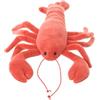Bukowski Design ab Shelly, Piccola Aragosta di Peluche Rossa, Pelo Morbido Corto, Altezza 20cm