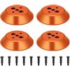 Generic Avata - 2 coperture per motore in lega di alluminio, 4 cappucci di copertura per motore compatibili con DJI Avata 2, accessori per drone, impermeabili, antipolvere (arancione)