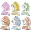 SOETDERT 120 Pezzi Banconote Giocattolo, Soldi Giocattolo, 6 Tagli da 10/20/50/100/200/500, 20 Pezzi per Ogni Taglio, Finto Euro per Giochi di Ruolo, Accessori Miniatura per Feste e Giocattoli Educativi