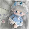 YHYQiFei 20cm plush doll with Skeleton,Cute Anime Cotton dolls,8 inch,Kawaii Dress up Collection Gift (F)