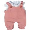 Miniland - Vestiti per Bambola da 32 cm, Accessorio di Abbigliamento per Bambole, Salopette e Camicetta Estivi