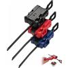 BTACGWP Lanciatore Trottola da Battaglia, Set 3 Pezzi Nero/Rosso/Bianco, Estrattore Rapido Compatibile con Serie X, Kit Completo per Sfide Immediate